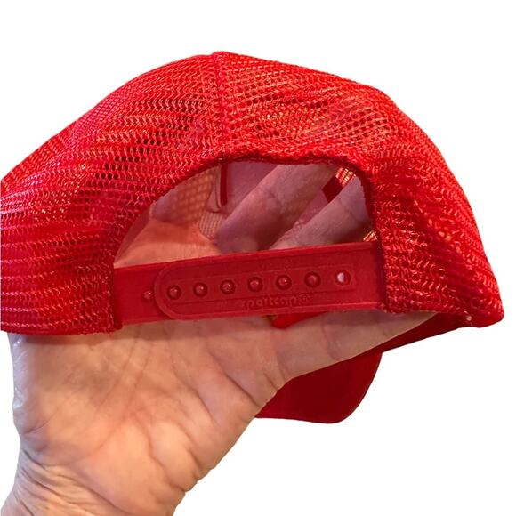 Conoco Red Snap Back Truckers Hat NWOT - Picture 2 of 4